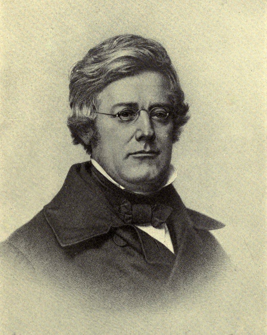 Historisches Porträt von Robert Montgomery Bird
