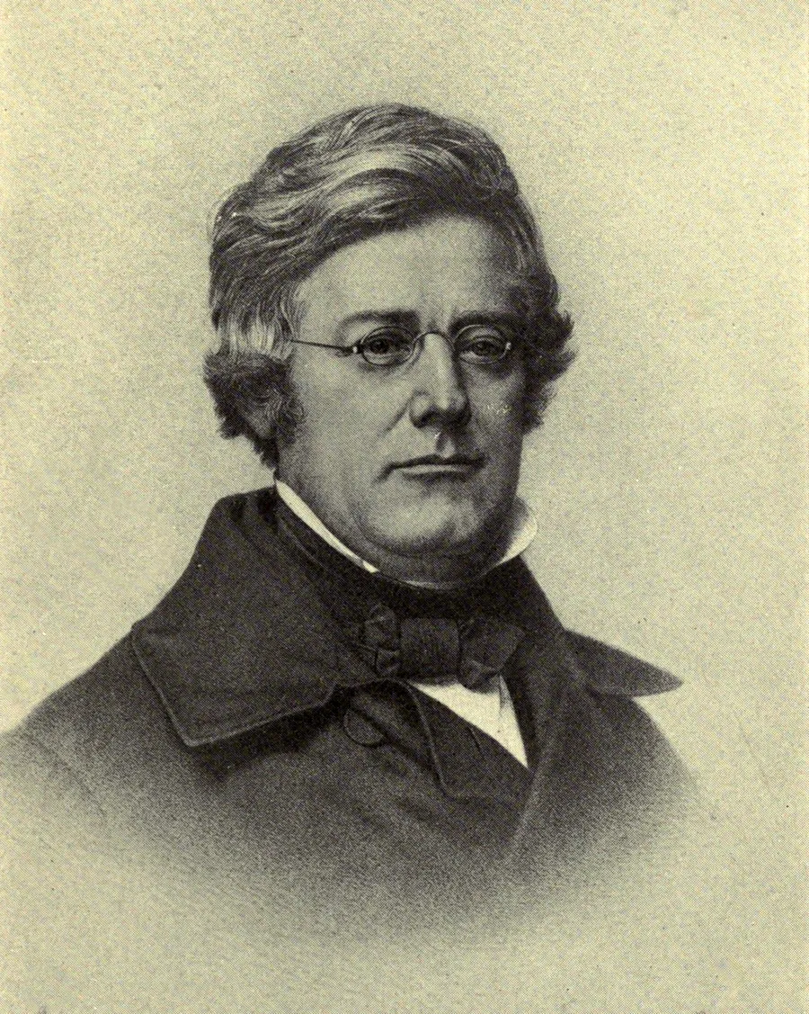 Historisches Porträt von Robert Montgomery Bird