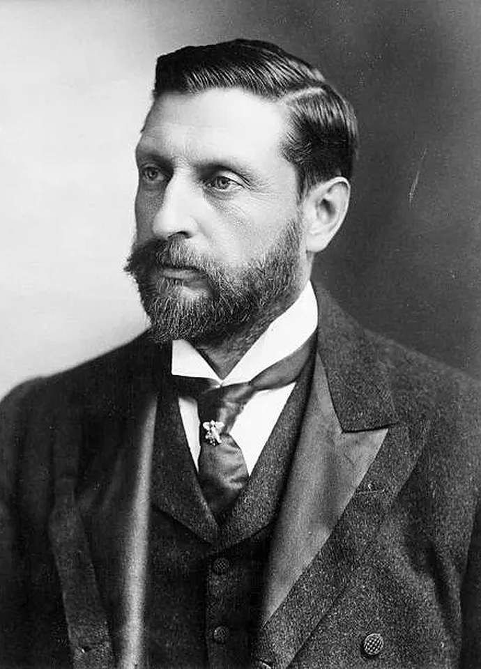 Historisches Porträt von Henry Rider Haggard