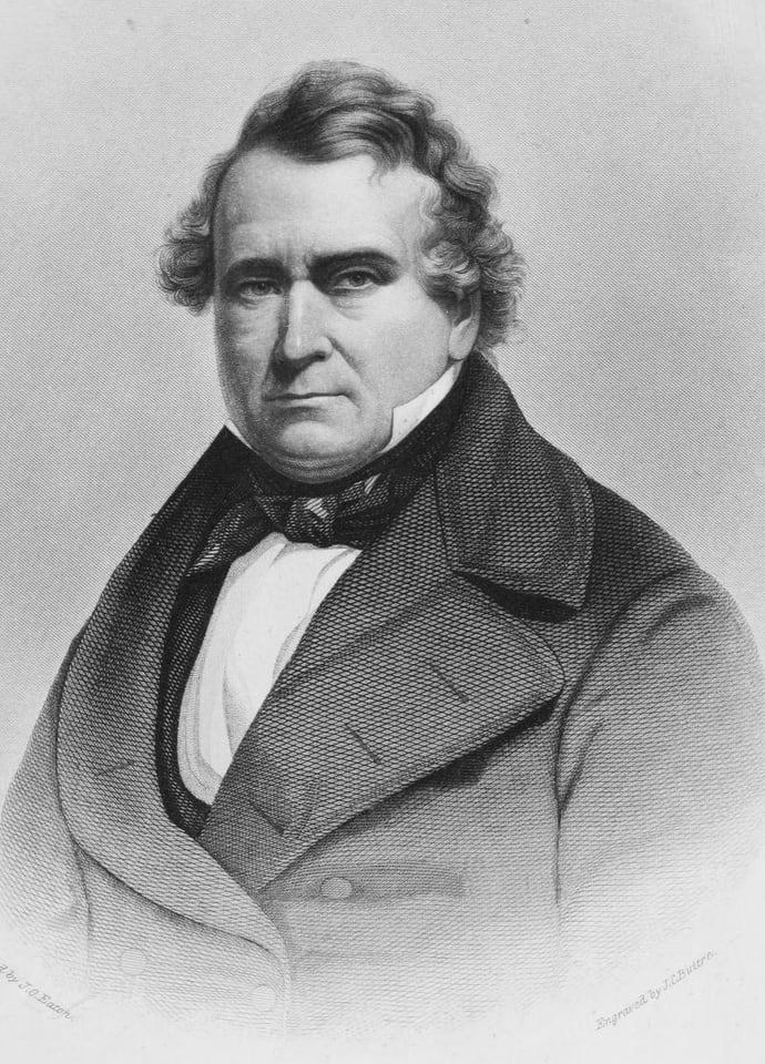 James Hall, Stich von J. C. Buttre nach einem Gemälde von J. O. Eaton