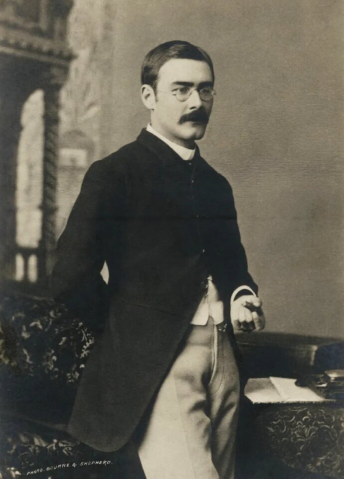 Rudyard Kipling, historisches Autorenporträt