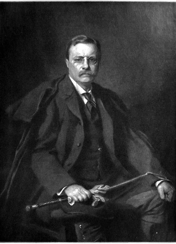 Theodore Roosevelt nach dem Gemälde von Philip Alexius de László, 1908
