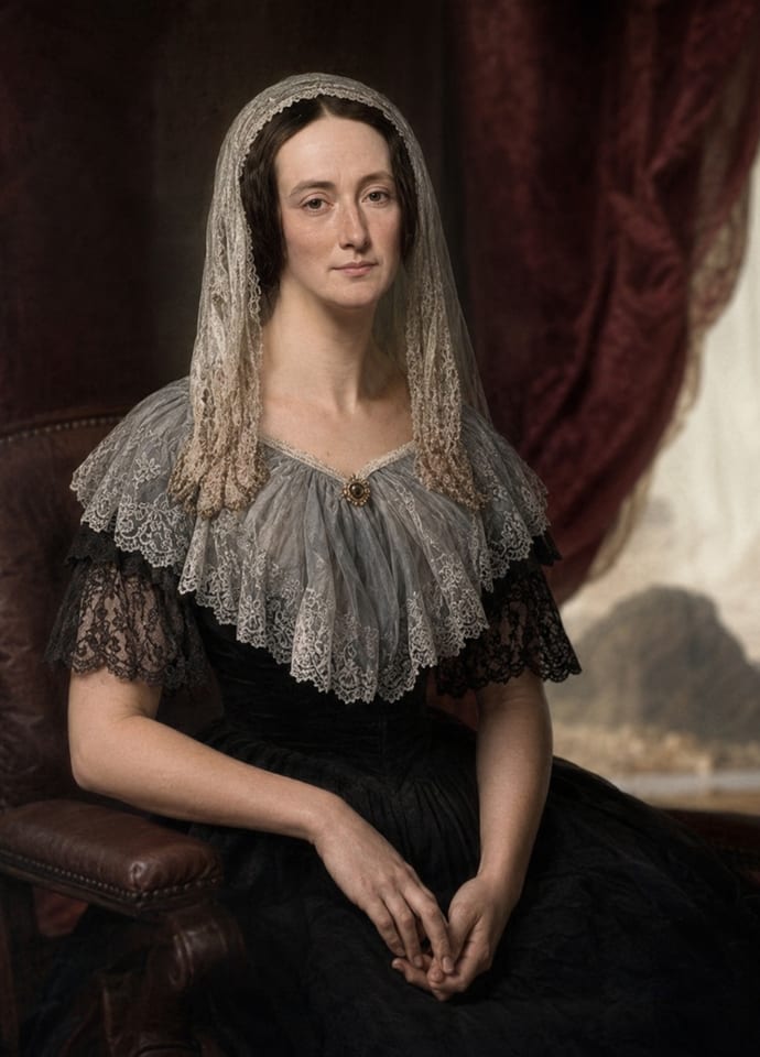 Porträt von Lady Florentia Sale