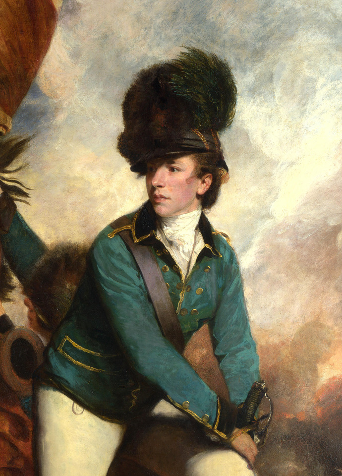 Banastre Tarleton nach dem Gemälde von Joshua Reynolds, 1782